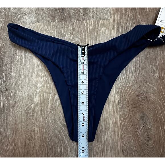 TiniBikini|Bikini|Ribbed|Navy|NWT|SZ XL - Picture 6 of 7